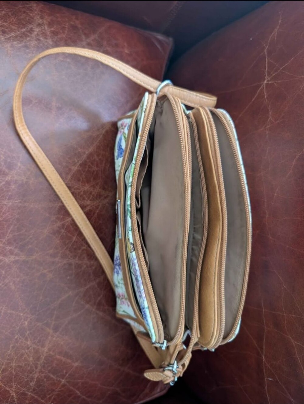 Koltov Crossbody Purse floral - Picture 3 of 7